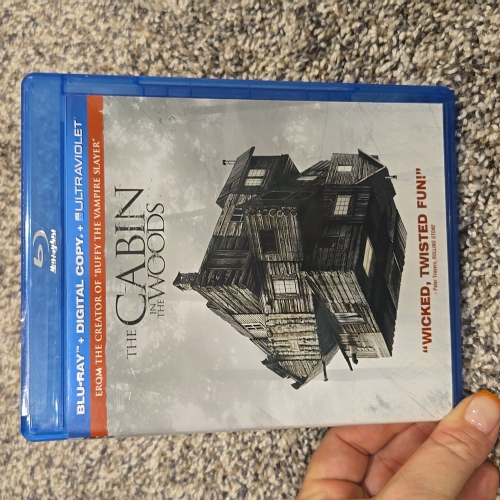 Cabin in the Woods Movie Blu-Ray DVD